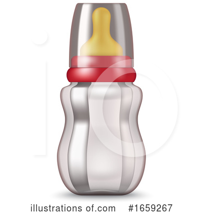 Baby Bottle Clipart #1659267 by Vector Tradition SM