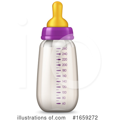 Royalty-Free (RF) Baby Bottle Clipart Illustration by Vector Tradition SM - Stock Sample #1659272