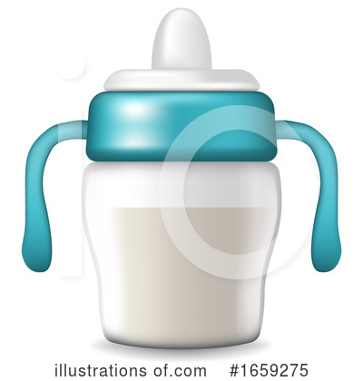 Baby Bottle Clipart #1659275 by Vector Tradition SM