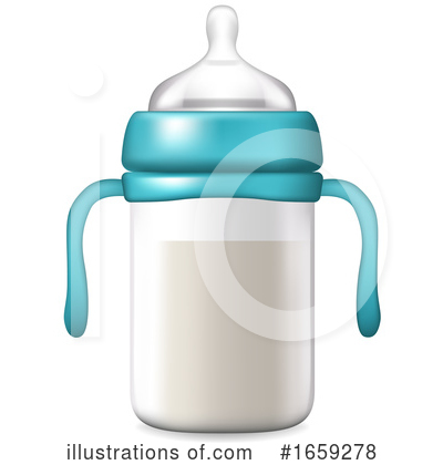 Baby Bottle Clipart #1659278 by Vector Tradition SM