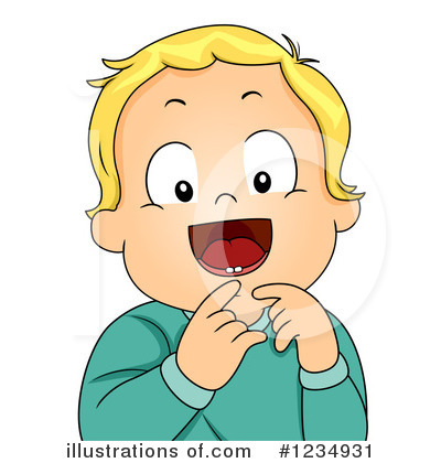 Royalty-Free (RF) Baby Boy Clipart Illustration by BNP Design Studio - Stock Sample #1234931