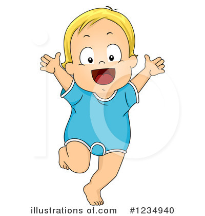 Royalty-Free (RF) Baby Boy Clipart Illustration by BNP Design Studio - Stock Sample #1234940