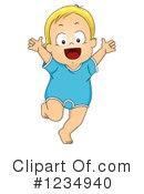 Baby Boy Clipart #1234940 by BNP Design Studio