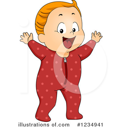 Royalty-Free (RF) Baby Boy Clipart Illustration by BNP Design Studio - Stock Sample #1234941