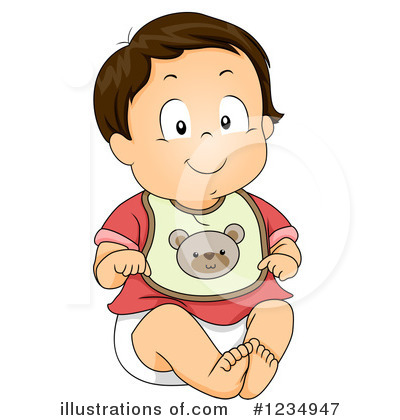 Baby Bib Clipart #1234947 by BNP Design Studio