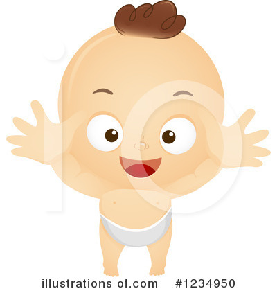 Royalty-Free (RF) Baby Boy Clipart Illustration by BNP Design Studio - Stock Sample #1234950