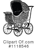 Baby Carriage Clipart #1118546 by Prawny Vintage