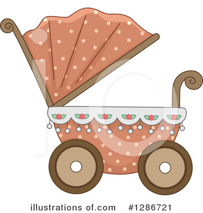 Stroller Clipart #1286721 by BNP Design Studio