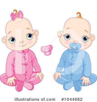 Royalty-Free (RF) Baby Clipart Illustration by Pushkin - Stock Sample #1044062