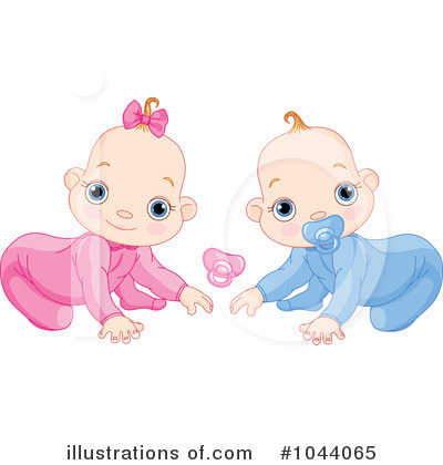 Royalty-Free (RF) Baby Clipart Illustration by Pushkin - Stock Sample #1044065