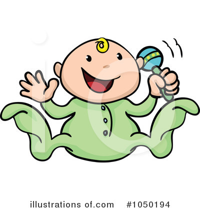 Royalty-Free (RF) Baby Clipart Illustration by AtStockIllustration - Stock Sample #1050194