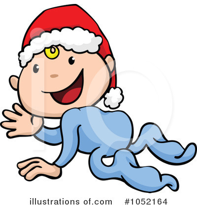 Christmas Baby Clipart #1052164 by AtStockIllustration