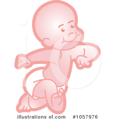 Royalty-Free (RF) Baby Clipart Illustration by Lal Perera - Stock Sample #1057976