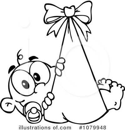 Royalty-Free (RF) Baby Clipart Illustration by Hit Toon - Stock Sample #1079948