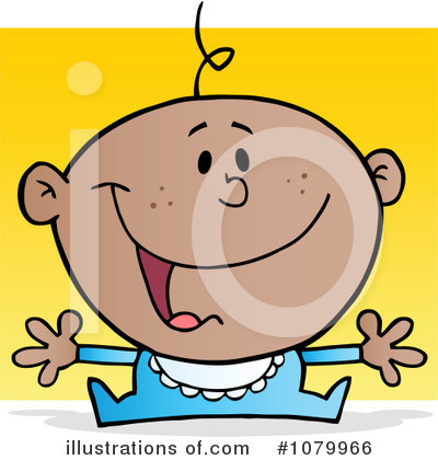 Royalty-Free (RF) Baby Clipart Illustration by Hit Toon - Stock Sample #1079966