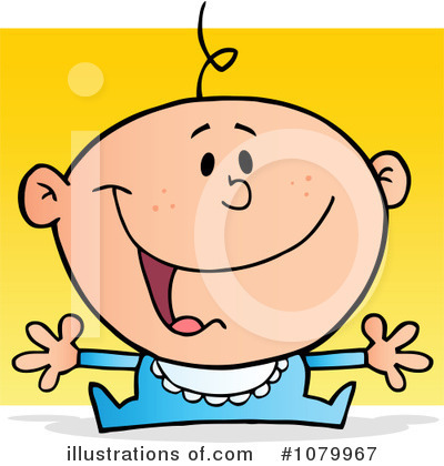 Royalty-Free (RF) Baby Clipart Illustration by Hit Toon - Stock Sample #1079967