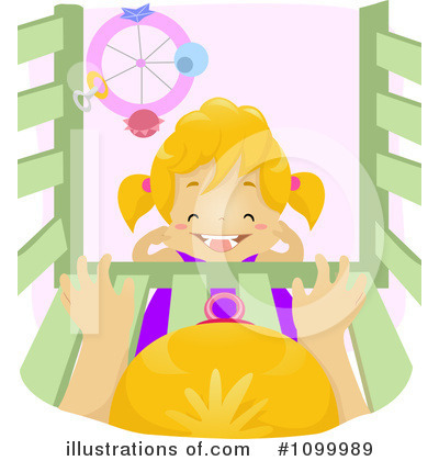 Royalty-Free (RF) Baby Clipart Illustration by BNP Design Studio - Stock Sample #1099989