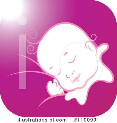 Royalty-Free (RF) Baby Clipart Illustration by Lal Perera - Stock Sample #1100991