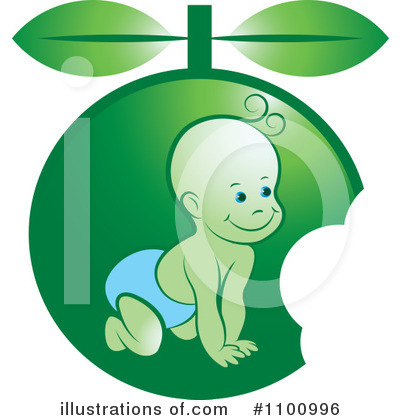 Royalty-Free (RF) Baby Clipart Illustration by Lal Perera - Stock Sample #1100996