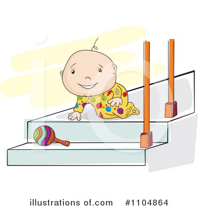 Baby Clipart #1104864 by David Rey