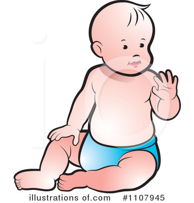Royalty-Free (RF) Baby Clipart Illustration by Lal Perera - Stock Sample #1107945