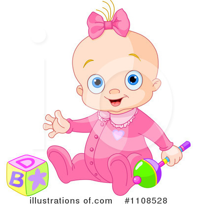 Royalty-Free (RF) Baby Clipart Illustration by Pushkin - Stock Sample #1108528