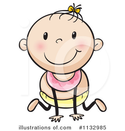 Baby Clipart #1132985 by Graphics RF