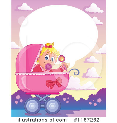 Royalty-Free (RF) Baby Clipart Illustration by visekart - Stock Sample #1167262