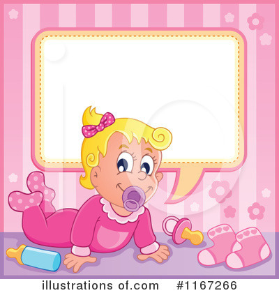 Royalty-Free (RF) Baby Clipart Illustration by visekart - Stock Sample #1167266