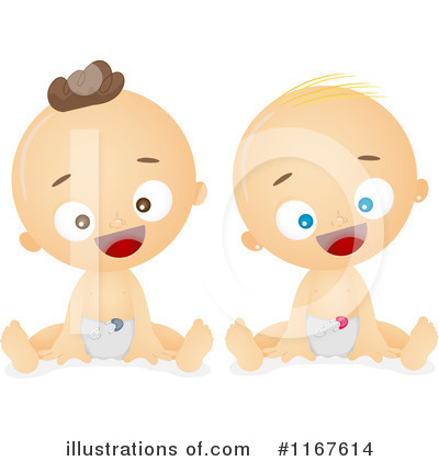 Royalty-Free (RF) Baby Clipart Illustration by BNP Design Studio - Stock Sample #1167614