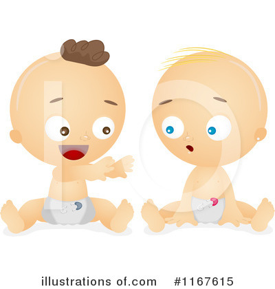 Royalty-Free (RF) Baby Clipart Illustration by BNP Design Studio - Stock Sample #1167615