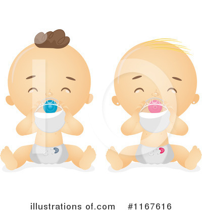 Royalty-Free (RF) Baby Clipart Illustration by BNP Design Studio - Stock Sample #1167616