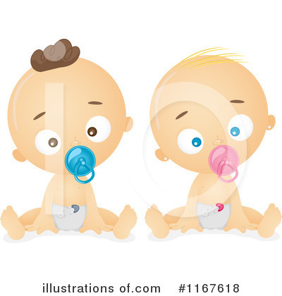 Royalty-Free (RF) Baby Clipart Illustration by BNP Design Studio - Stock Sample #1167618