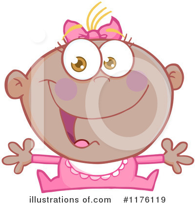 Royalty-Free (RF) Baby Clipart Illustration by Hit Toon - Stock Sample #1176119