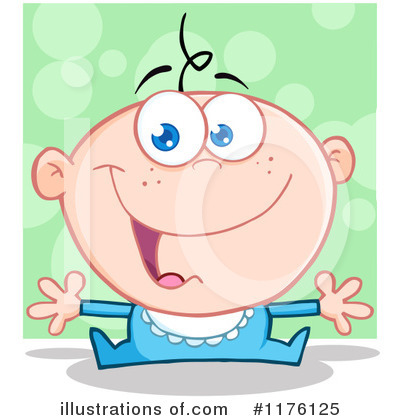 Royalty-Free (RF) Baby Clipart Illustration by Hit Toon - Stock Sample #1176125