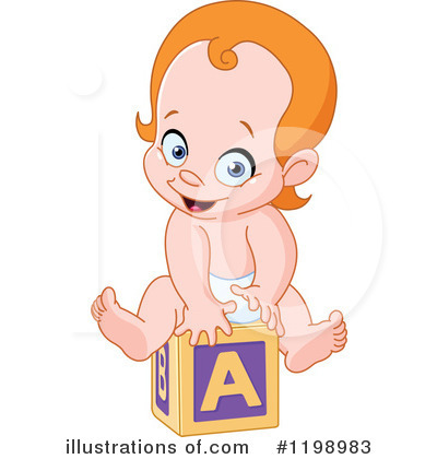 Royalty-Free (RF) Baby Clipart Illustration by yayayoyo - Stock Sample #1198983