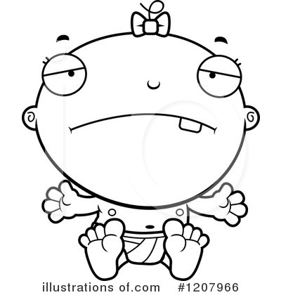 Royalty-Free (RF) Baby Clipart Illustration by Cory Thoman - Stock Sample #1207966