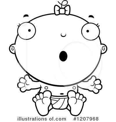 Royalty-Free (RF) Baby Clipart Illustration by Cory Thoman - Stock Sample #1207968
