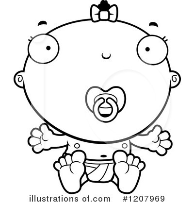 Royalty-Free (RF) Baby Clipart Illustration by Cory Thoman - Stock Sample #1207969