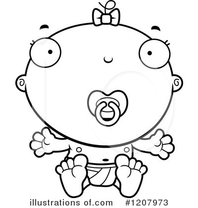 Royalty-Free (RF) Baby Clipart Illustration by Cory Thoman - Stock Sample #1207973