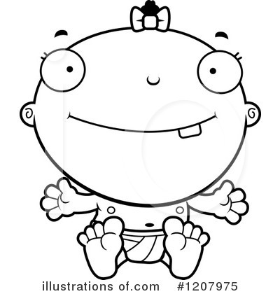 Royalty-Free (RF) Baby Clipart Illustration by Cory Thoman - Stock Sample #1207975