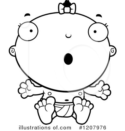 Royalty-Free (RF) Baby Clipart Illustration by Cory Thoman - Stock Sample #1207976