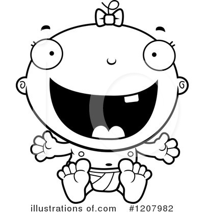 Royalty-Free (RF) Baby Clipart Illustration by Cory Thoman - Stock Sample #1207982