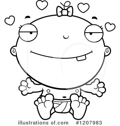 Royalty-Free (RF) Baby Clipart Illustration by Cory Thoman - Stock Sample #1207983