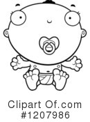 Baby Clipart #1207986 by Cory Thoman