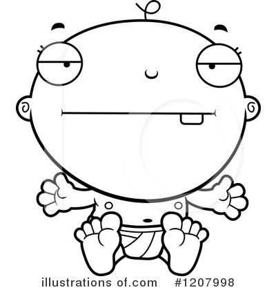 Royalty-Free (RF) Baby Clipart Illustration by Cory Thoman - Stock Sample #1207998