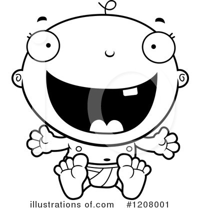 Royalty-Free (RF) Baby Clipart Illustration by Cory Thoman - Stock Sample #1208001