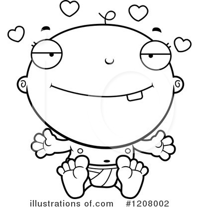 Royalty-Free (RF) Baby Clipart Illustration by Cory Thoman - Stock Sample #1208002