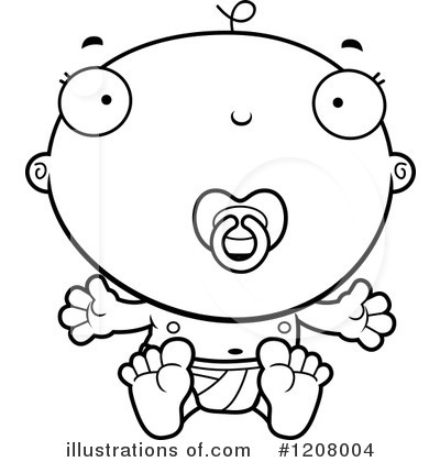 Royalty-Free (RF) Baby Clipart Illustration by Cory Thoman - Stock Sample #1208004