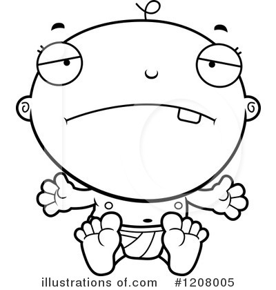 Royalty-Free (RF) Baby Clipart Illustration by Cory Thoman - Stock Sample #1208005